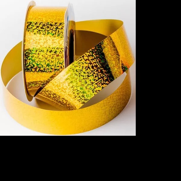 LISTON 9 HOLOG. ORO COLOR-S 40M. ROLLO